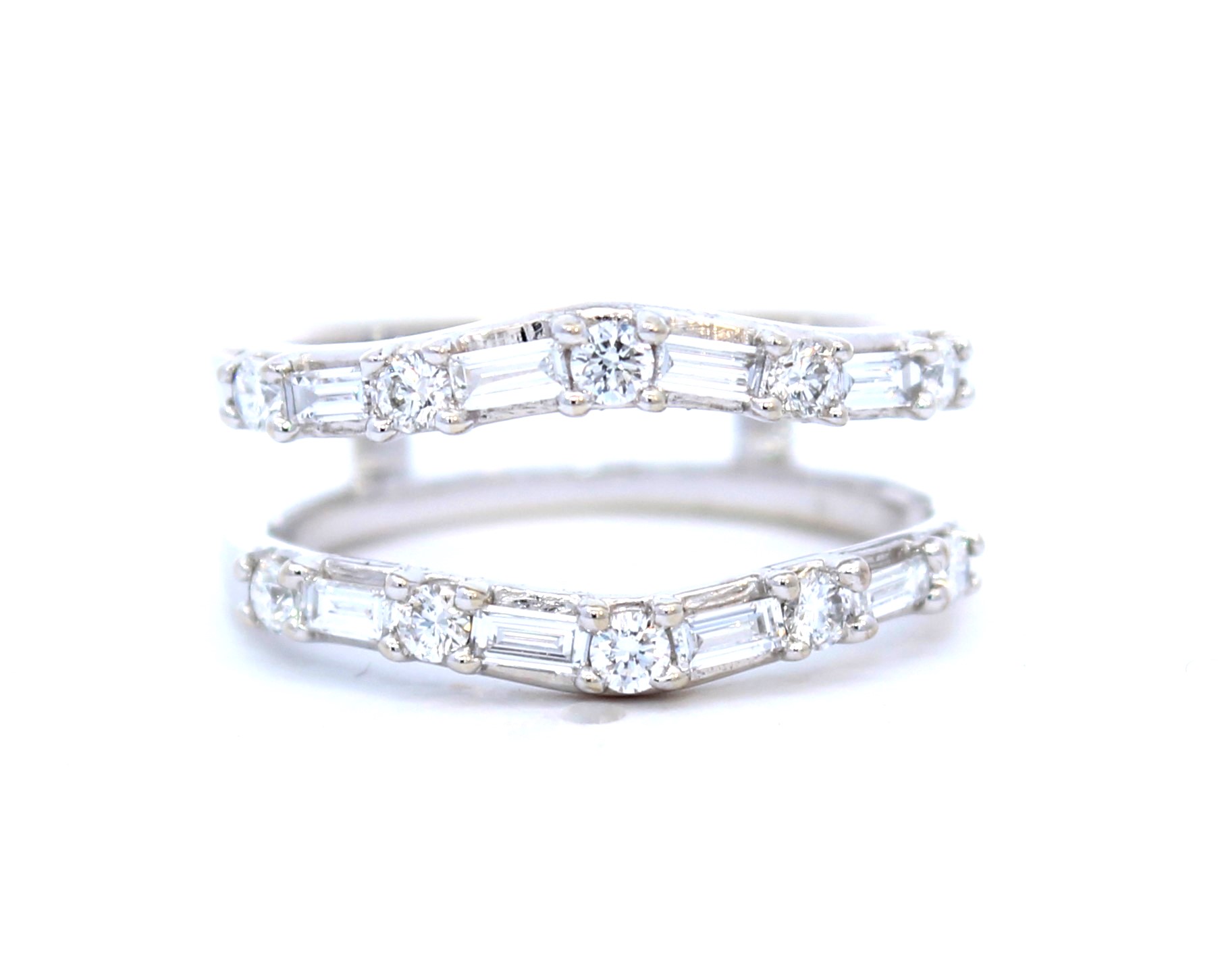 Estate 14 Karat White Gold Diamond Jacket